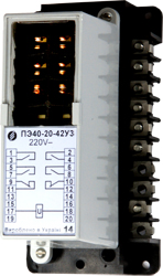 PE40 - intermediate electromagnetic relay